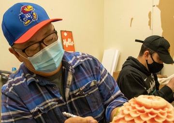 1st Infantry Division Thanksgiving Feast Prep