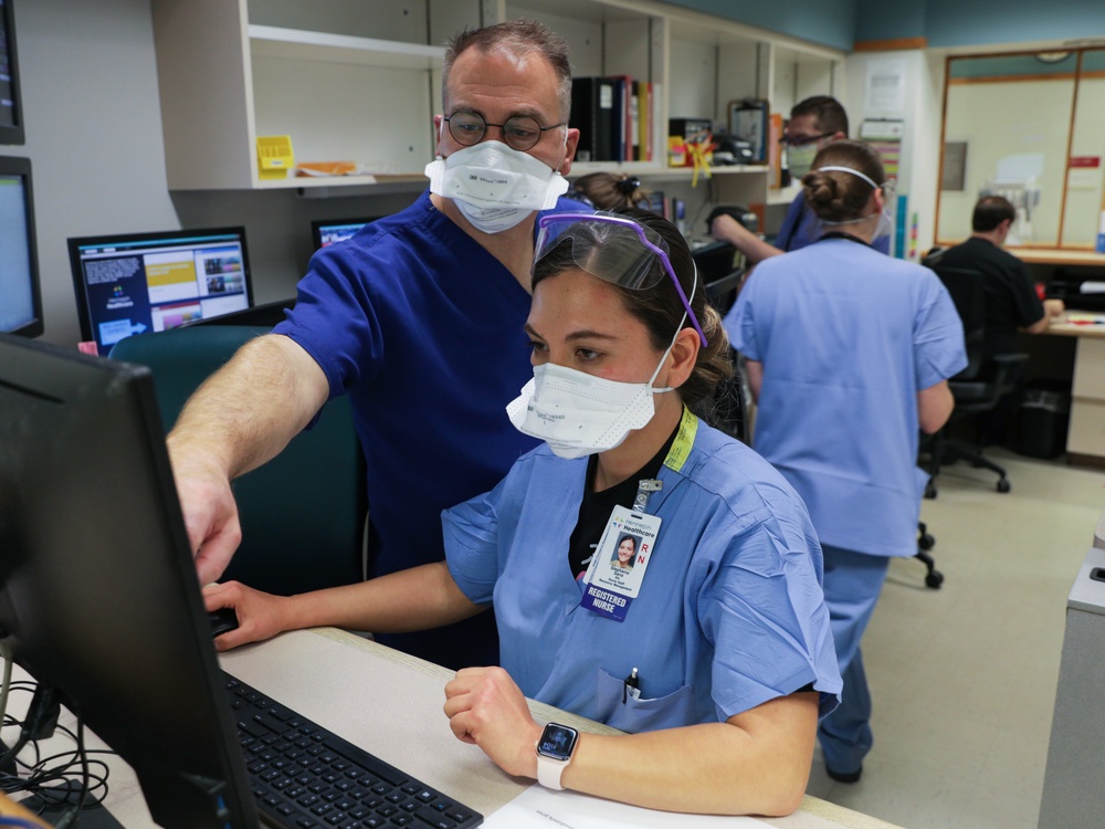 U.S. Air Force Medical Response Team Begins First Day of Clinical Operations at Minneapolis Hospital