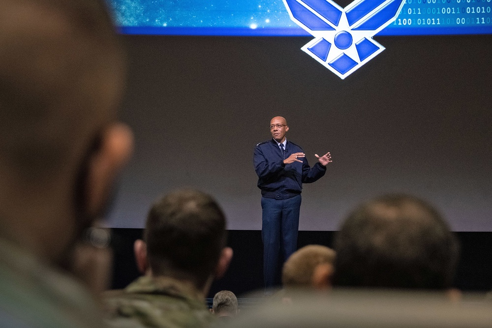 CSAF Speaks to AWC and ACSC Students