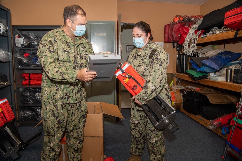 HSC-3 SARMM Prepares SAR Kits for Distribution to Rescue Swimmer Training Sites