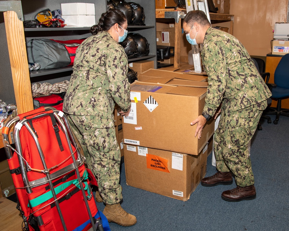 HSC-3 SARMM Prepares SAR Kits for Distribution to Rescue Swimmer Training Sites
