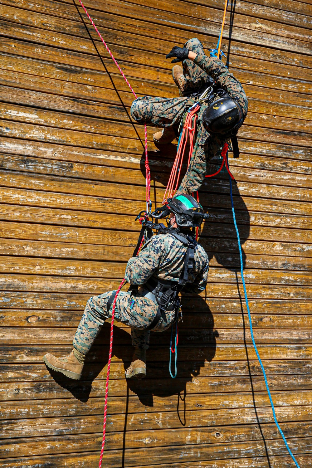 Cbirf trains with the 911th Technical Rescue Engineer Company