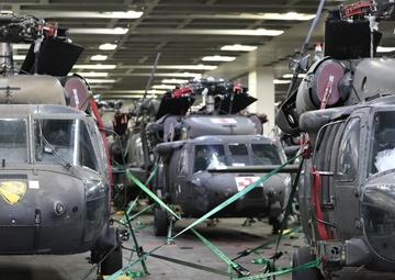 1st Air Cavalry Brigade dismounts in the Netherlands with 598th Transportation Brigade and 16th Sustainment Brigade Ready to Support