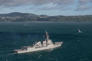 USS Howard visits New Zealand