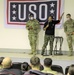 USO kicks off their Thanksgiving tour at Camp Bondsteel, Kosovo