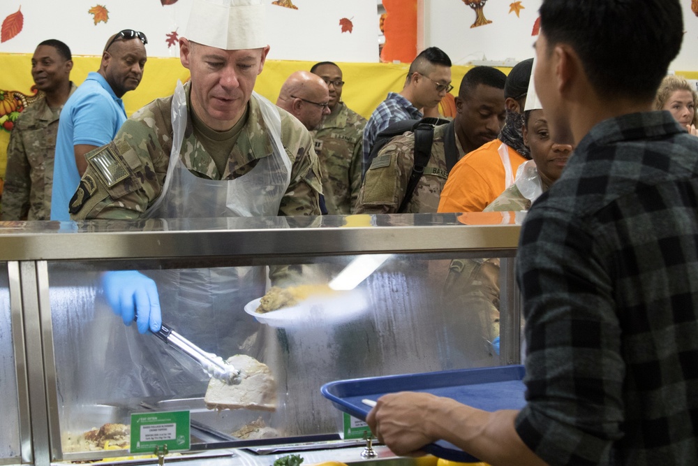 Serving up Thanksgiving in Kuwait