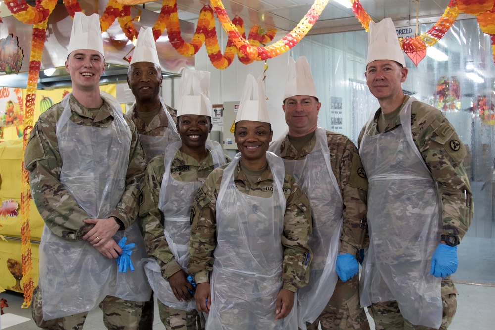 Serving up Thanksgiving in Kuwait