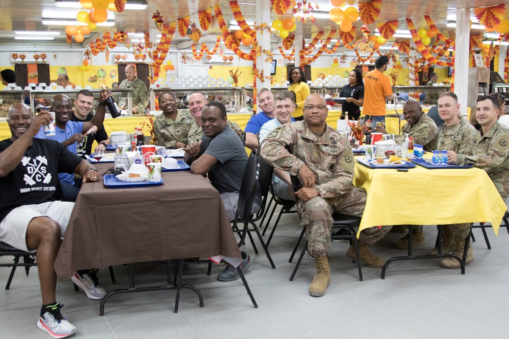 Serving up Thanksgiving in Kuwait