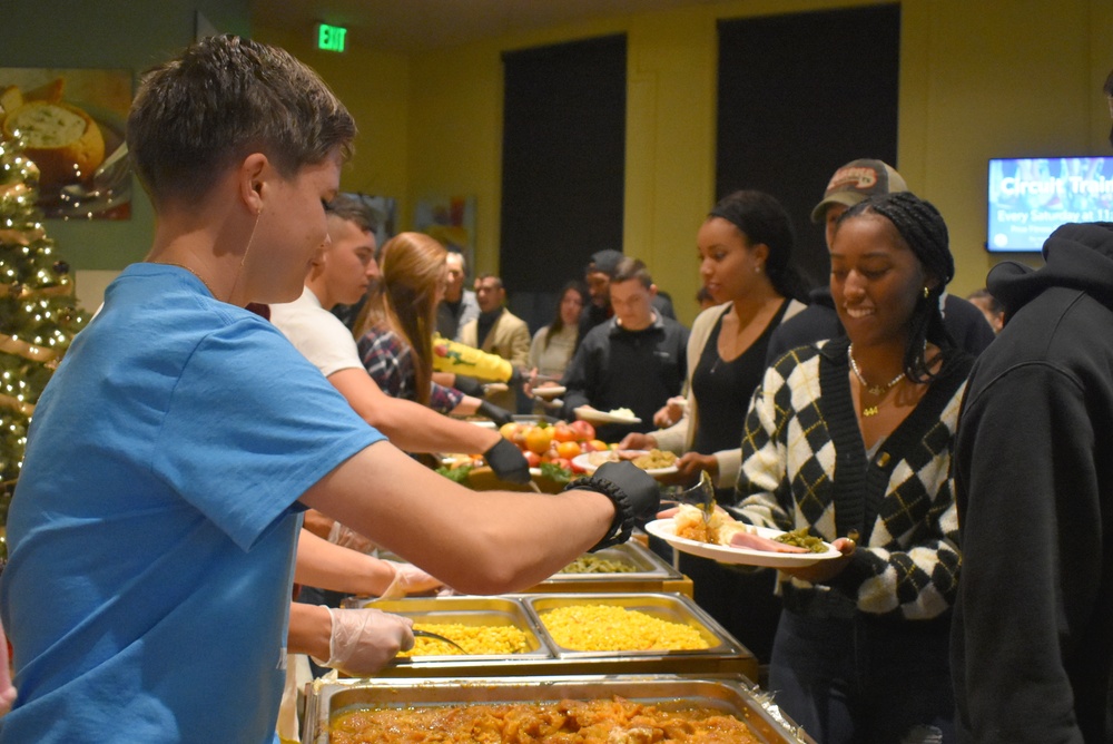 Presidio of Monterey BOSS hosts Thanksgiving dinner for service members