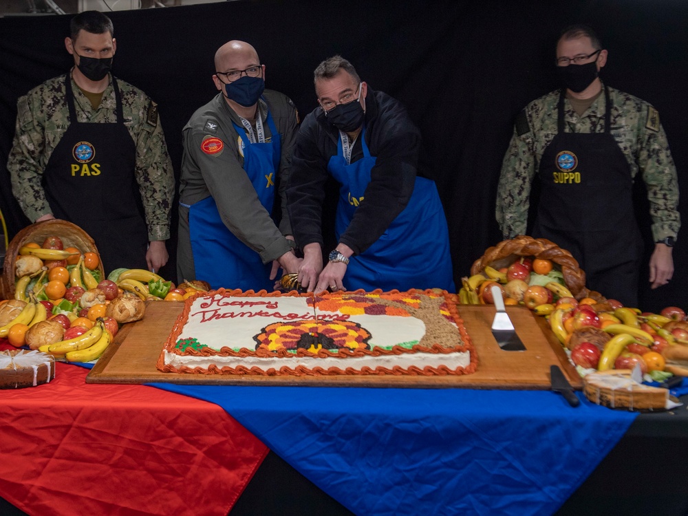 Nimitz Sailors Celebrate Thanksgiving