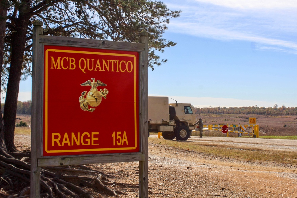 58th EMIB Weapons Qual at Quantico