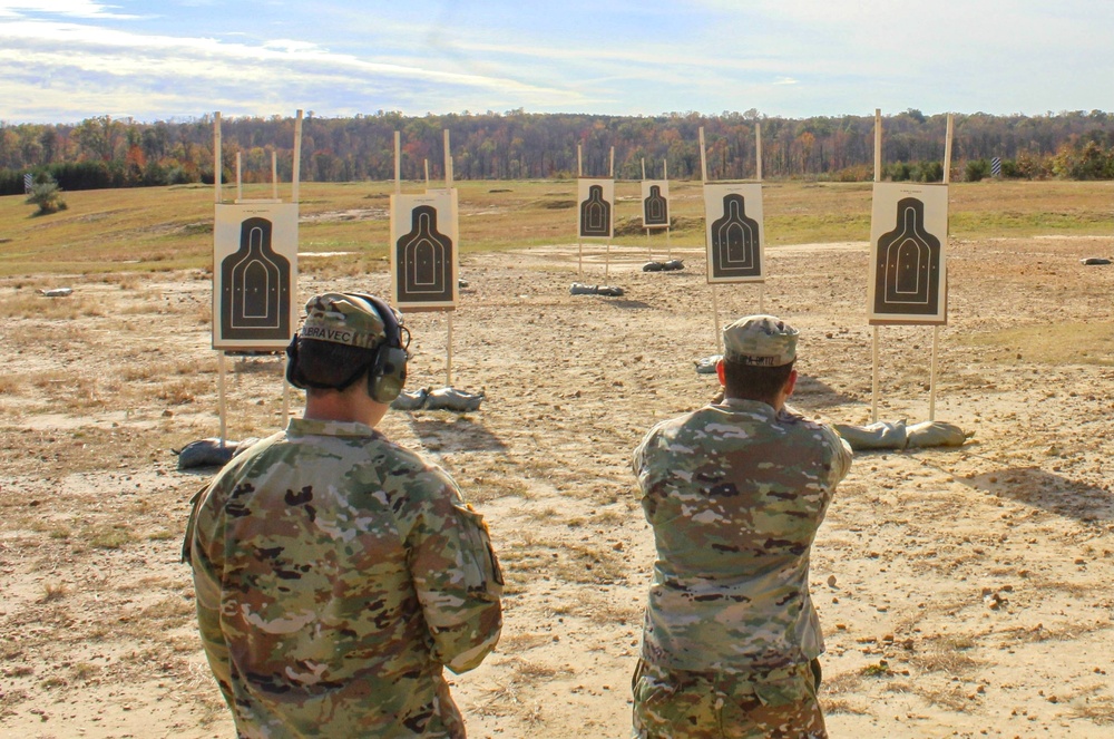 58th EMIB Weapons Qual at Quantico