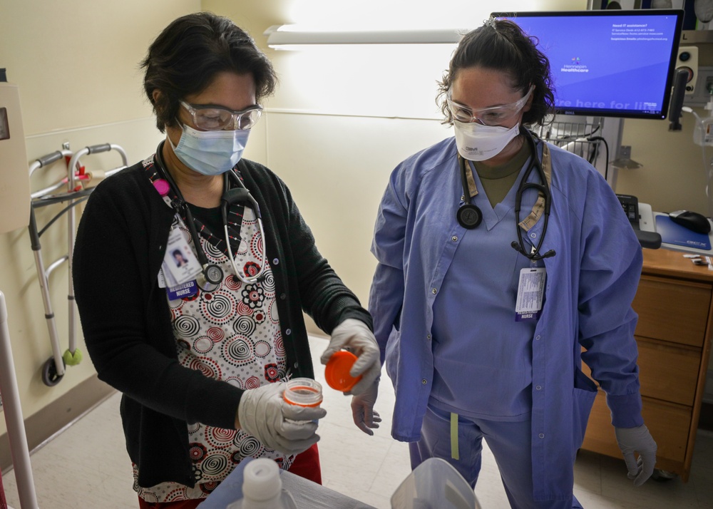 U.S. Air Force Medical Response Team Conducts Clinical Operations at Minneapolis Hospital