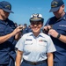 USCGC Stone holds all-hands on flight deck for crew recognitions, promotions