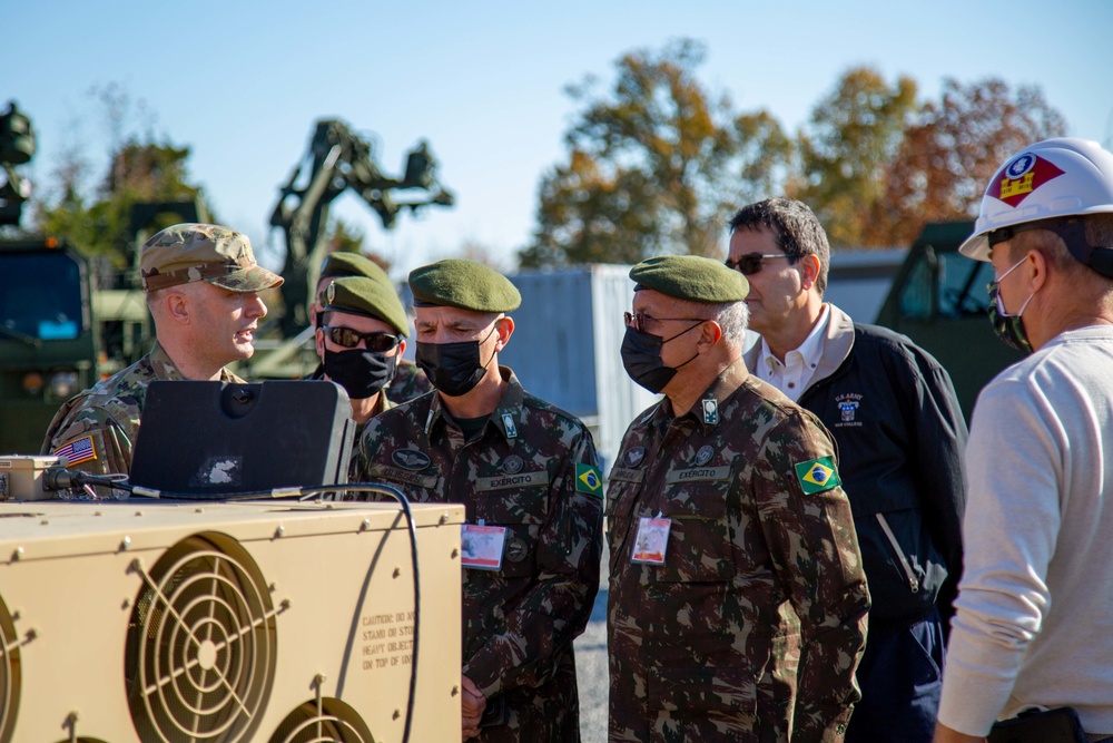 USACE leaders meet with Brazilian army delegation during visit to Fort Belvoir