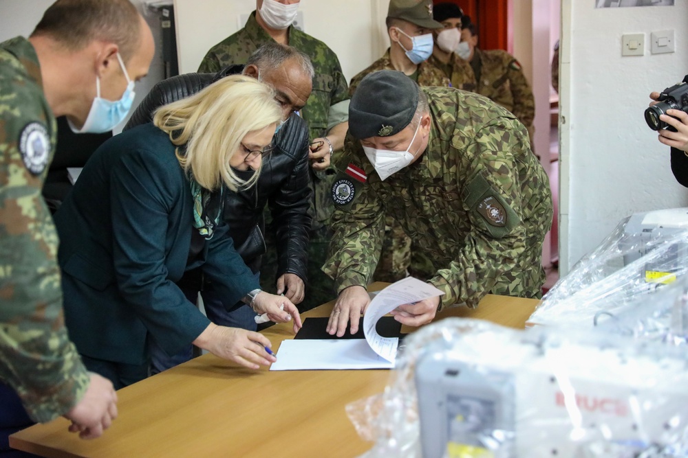 KFOR Civil Military Cooperation Donates to Center for Promotion of Women's Rights