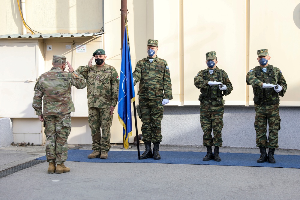 Connecticut Adjutant General Maj. Gen. Evon Visits Deployed Troops in Kosovo