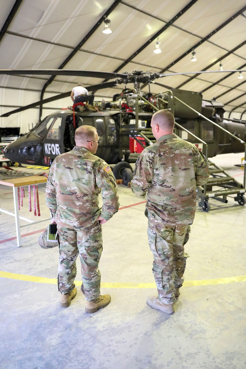 Connecticut Adjutant General Maj. Gen. Evon Visits Deployed Troops in Kosovo