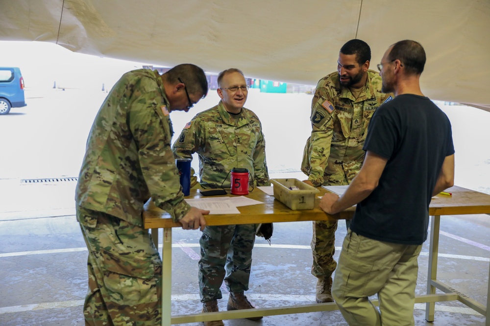 Connecticut Adjutant General Maj. Gen. Evon Visits Deployed Troops in Kosovo