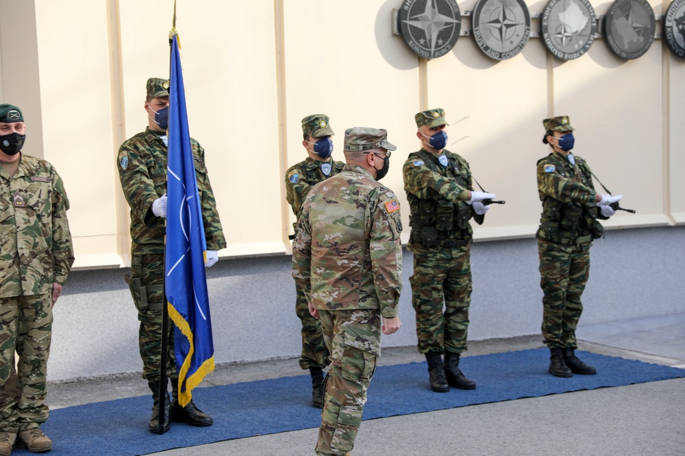 Connecticut Adjutant General Maj. Gen. Evon Visits Deployed Troops in Kosovo