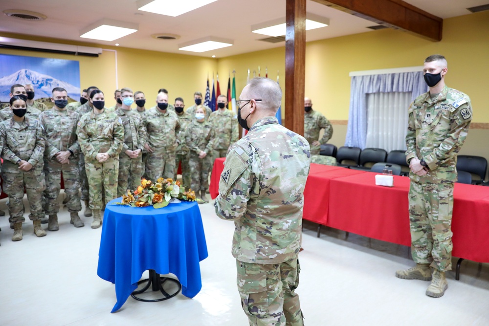 Connecticut Adjutant General Maj. Gen. Evon Visits Deployed Troops in Kosovo