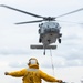 USS Carl Vinson (CVN 70) Conducts VERTREP with USNS Washington Chambers (T-AKE 11)