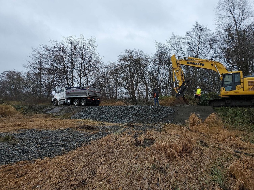 AFTER - Rainbow Slough Levee Repair