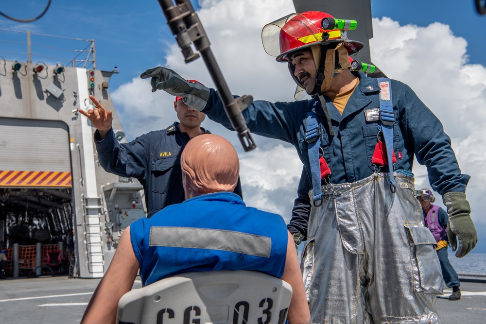 USS Charleston Sailors Conduct FDFF