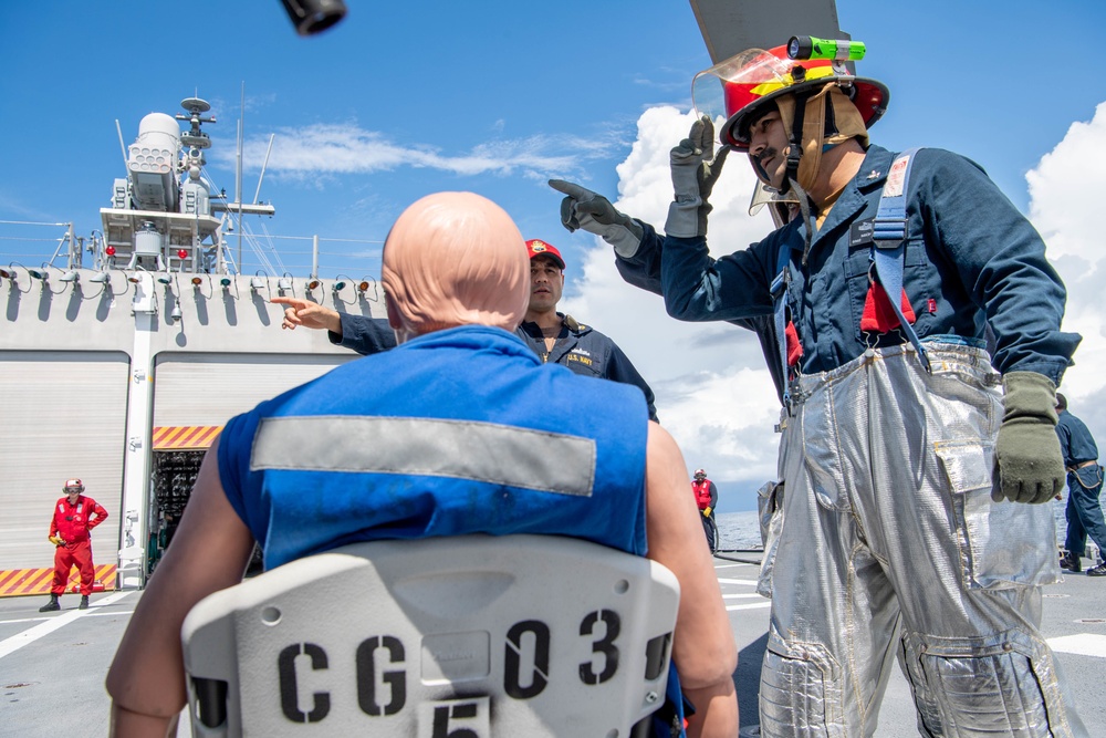 USS Charleston Sailors Conduct FDFF