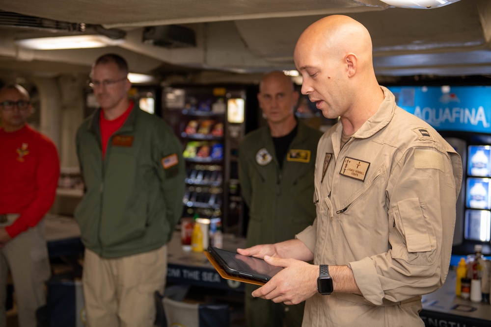 USS Carl Vinson (CVN 70) Celebrates Chaplain Corps 246th Birthday