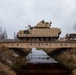1st Infantry Division Soldiers operate the Joint Assault Bridge Vehicle during Winter Shield 2021