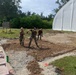 US Navy Seabees with NMCB-5 support the Pacific Air Force onboard Naval Support Facility Diego Garcia