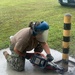 US Navy Seabees with NMCB-5 support the Pacific Air Force onboard Naval Support Facility Diego Garcia
