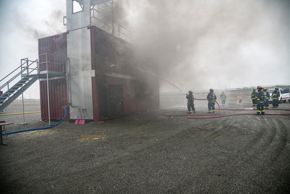 Combined training gets hot