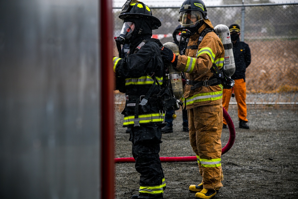 Combined training gets hot