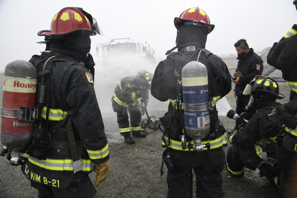 Combined training gets hot