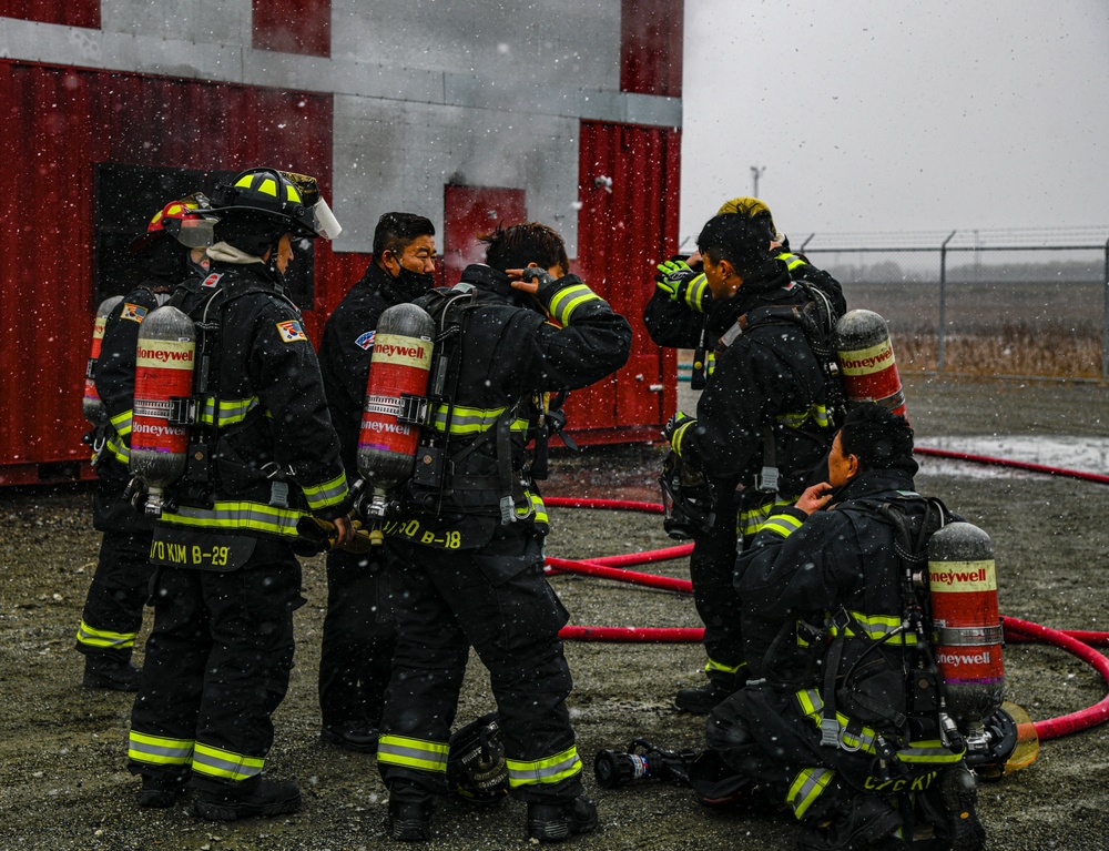 Combined training gets hot