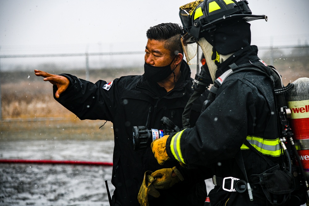 Combined training gets hot