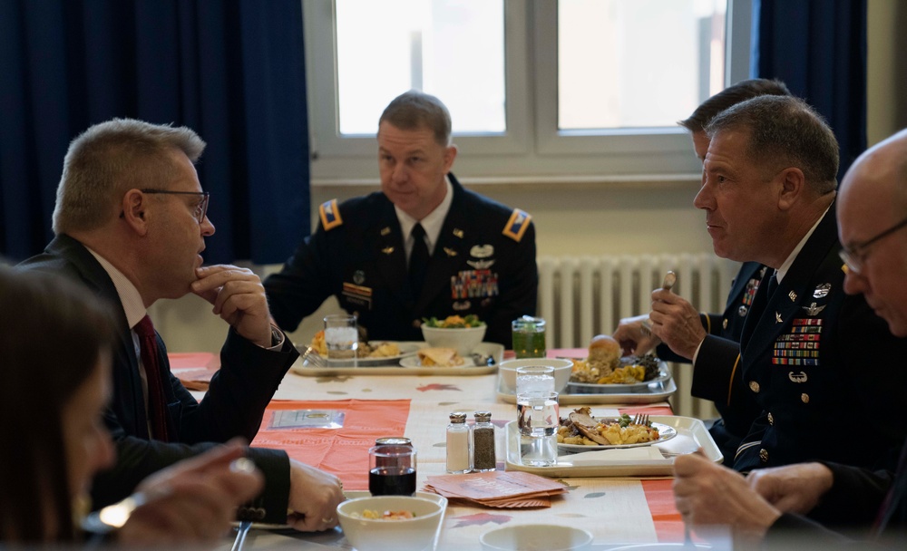 12 Combat Aviation Brigade attends USAG Ansbach Thanksgiving meal