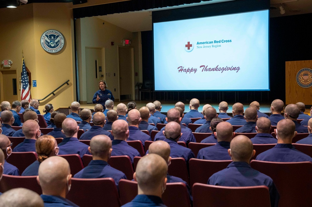 Recruits Celebrate Thanksgiving at Training Center Cape May