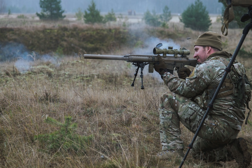 NATO snipers compete in Latvia