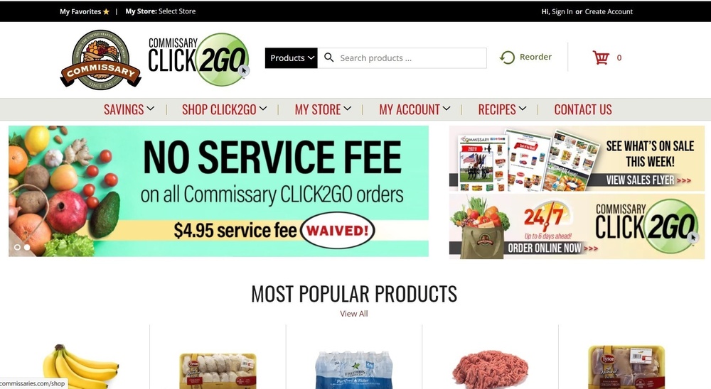Commissary customers can use website to save time, money, get ideas on their festive shopping