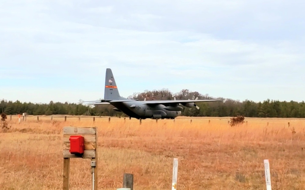 Air National Guard aircrews hold November C-130 training at Fort McCoy