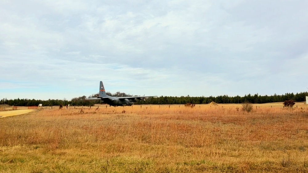 Air National Guard aircrews hold November C-130 training at Fort McCoy