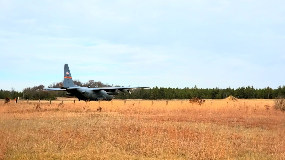 Air National Guard aircrews hold November C-130 training at Fort McCoy