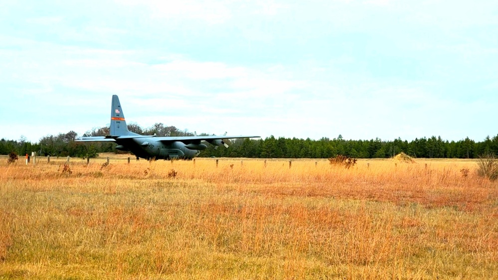 Air National Guard aircrews hold November C-130 training at Fort McCoy