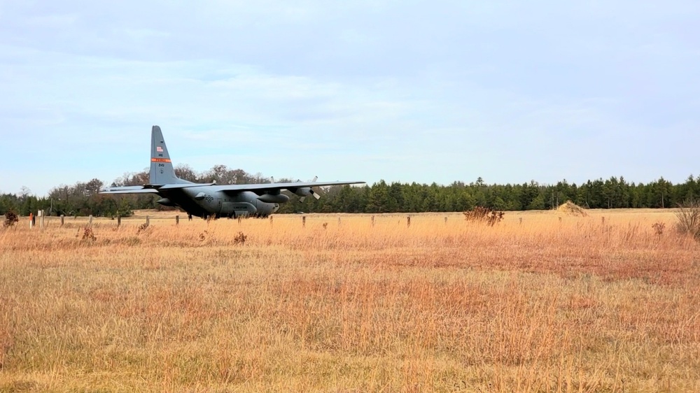 Air National Guard aircrews hold November C-130 training at Fort McCoy