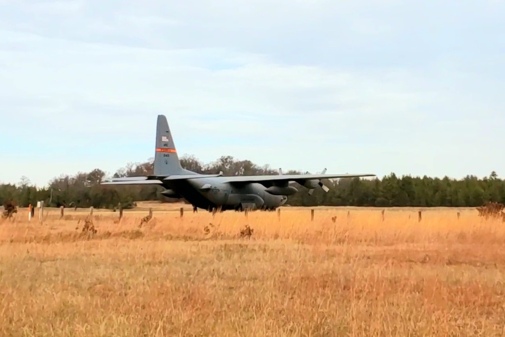 Air National Guard aircrews hold November C-130 training at Fort McCoy