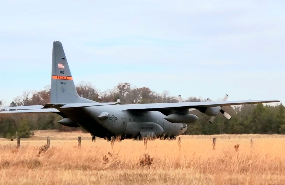 Air National Guard aircrews hold November C-130 training at Fort McCoy