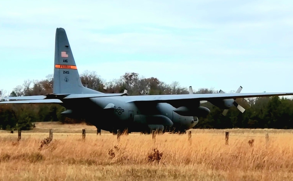 Air National Guard aircrews hold November C-130 training at Fort McCoy